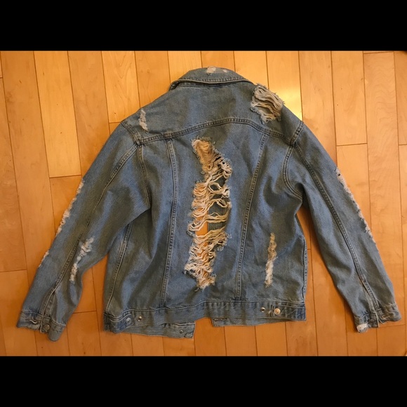 Oversized denim jacket - Picture 3 of 3